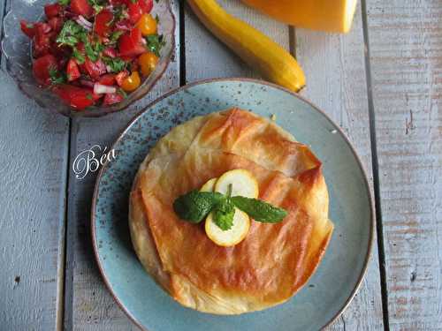 Pastilla de courgettes