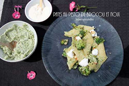 Pâtes au pesto de brocoli et noix - Les petits plats de Béa