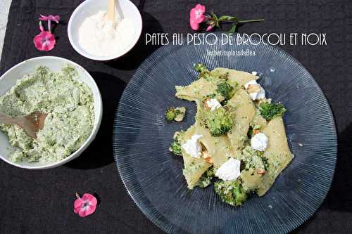 Pâtes au pesto de brocoli et noix