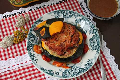 Patisson farci au veau et à la ricotta