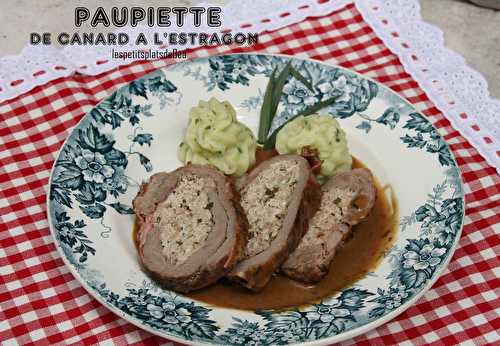 PAUPIETTE DE CANARD A L'ESTRAGON