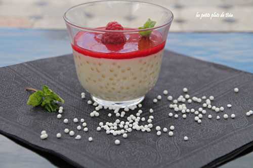 Perles du japon aux framboises