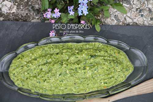Pesto d'asperges vertes - Italie, Orvieto - Les petits plats de Béa
