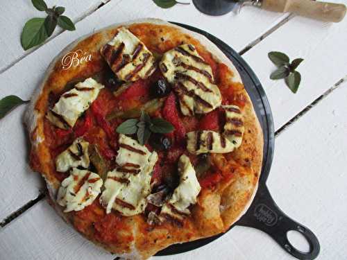 Pizza chypriote à l'halloumi - Balade à Chypre