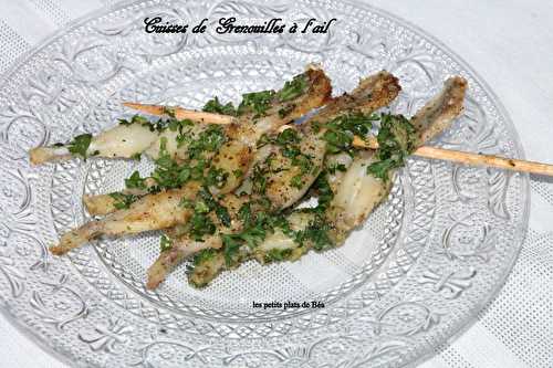 Poêlée de cuisses de grenouilles sautées à l'ail