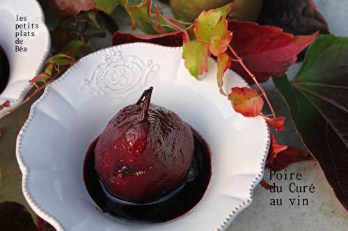 Poire du curé au vin