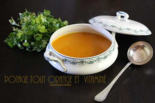 Potage tout  orange et vitaminé - Les petits plats de Béa