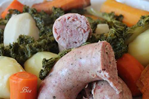 Potée à l'andouille et chou kale - Balade régionale, la mare à Goriaux