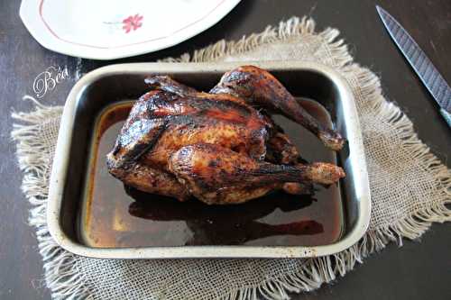 Poulet rôti au vinaigre balsamique