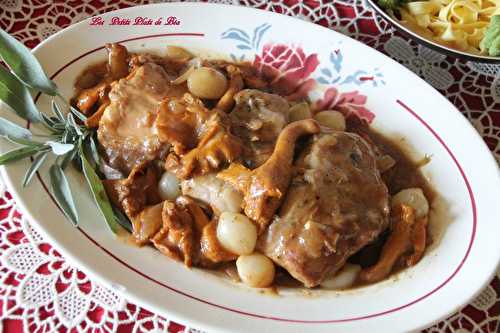 Râbles de lapin aux girolles