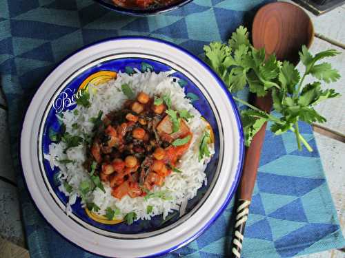 Ragout de blettes et de pois chiches à la manière de Yotam Ottolenghi