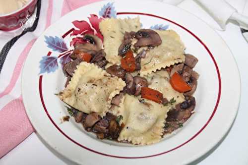 Ravioli au bourguignon