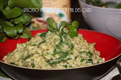 Risotto au cresson et à l'ail des ours- Italie Capri