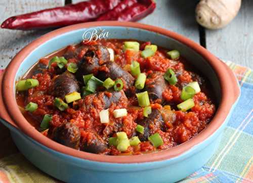 Rougail de mini boudins créoles