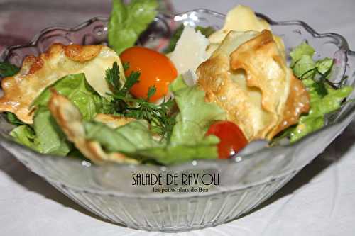 Salade aux ravioli poêlés - Rome (3) le Vatican - Les petits plats de Béa