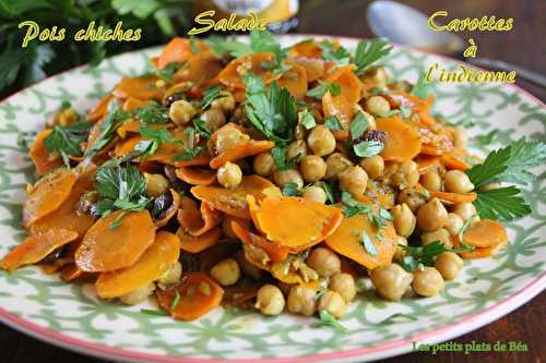 Salade de carottes et pois chiches à l'indienne - Inde du Nord (1) Delhi