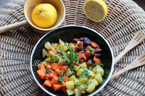Salade de carottes rôties - Les petits plats de Béa
