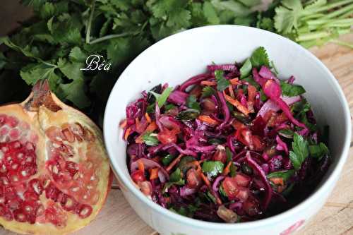 Salade de chou rouge - Les petits plats de Béa