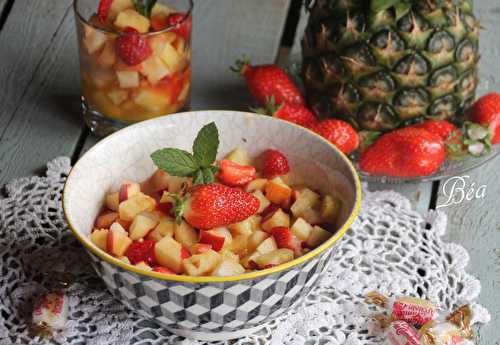 Salade de fruits à la Bêtise de Cambrai