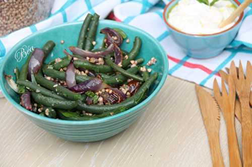 Salade de haricots verts au sarrasin (Ottolenghi)