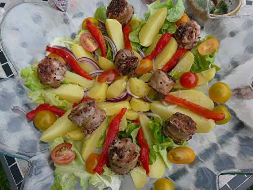 Salade de pommes de terre à l'andouillette - Les petits plats de Béa