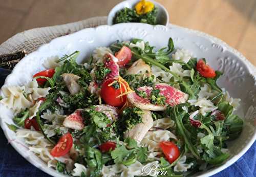 Salade italienne aux filets de rouget - balade italienne