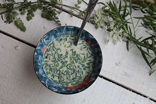 Sauce froide au lait fermenté - balade bretonne sur l'île d'Arz