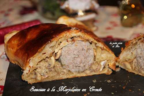 Saucisse à la marjolaine en croute