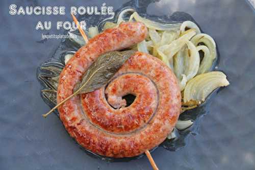 Saucisse roulée au four