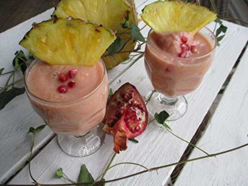 Smoothie grenade, ananas et cranberries