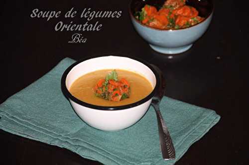 Soupe de légumes orientale