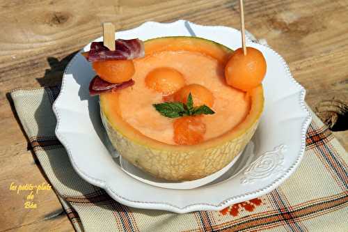 Soupe glacée de melon