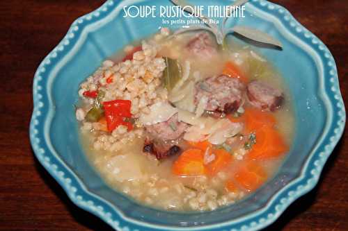 Soupe rustique italienne