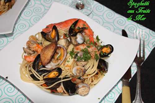Spaghetti aux fruits de mer et à la poutargue- Sicile (3) Palerme  - Les petits plats de Béa