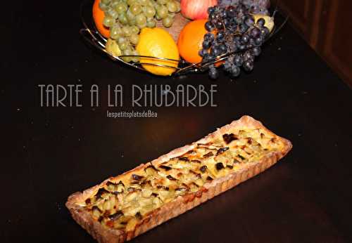 Tarte à la rhubarbe - Les petits plats de Béa