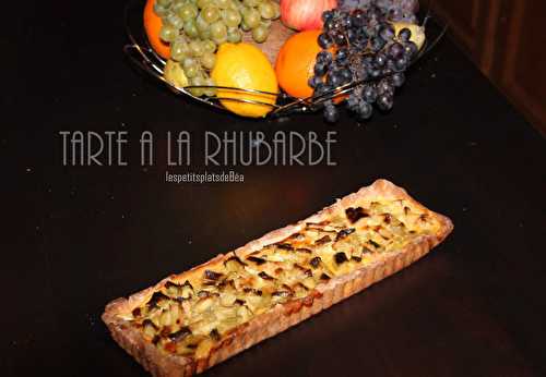 Tarte à la rhubarbe