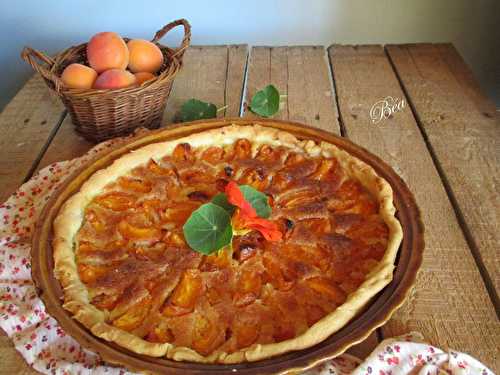 Tarte aux abricots et crème d'amandes - Les petits plats de Béa