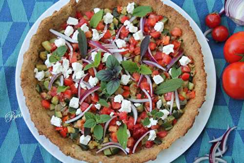 Tarte aux courgettes et à la feta