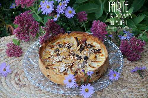 TARTE AUX POMMES ET AU MUESLI