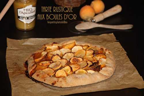 Tarte rustique aux boules d'or