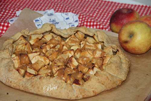 Tarte rustique aux pommes et Lutti