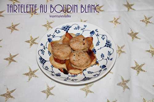 Tartelettes au boudin blanc