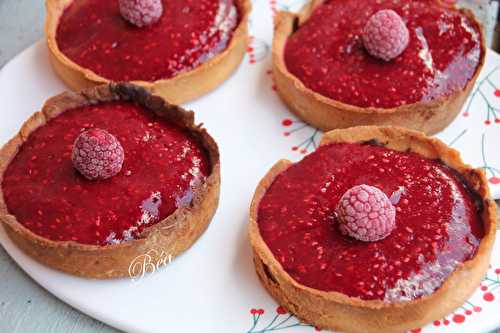 Tartelettes choco framboises