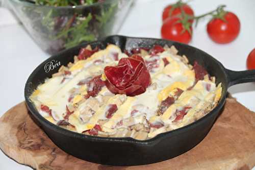 Tartiflette de crozets à la viande des grisons