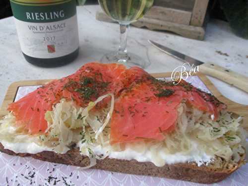 Tartine alsacienne - Balade alsacienne à Obernai