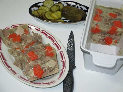 Terrine de jambette en gelée