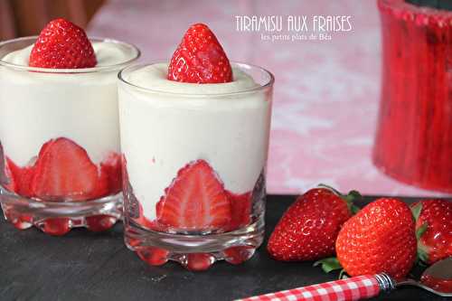 Tiramisu aux fraises