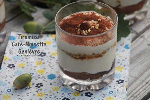 Tiramisu café-noisette et genièvre - Balade à Wambrechies