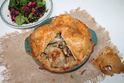 Tourte aux cailles à la normande