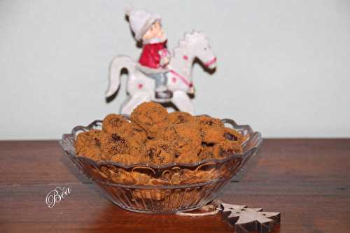 Truffes au chocolat et spéculoos - le musée du chocolat à Bruges